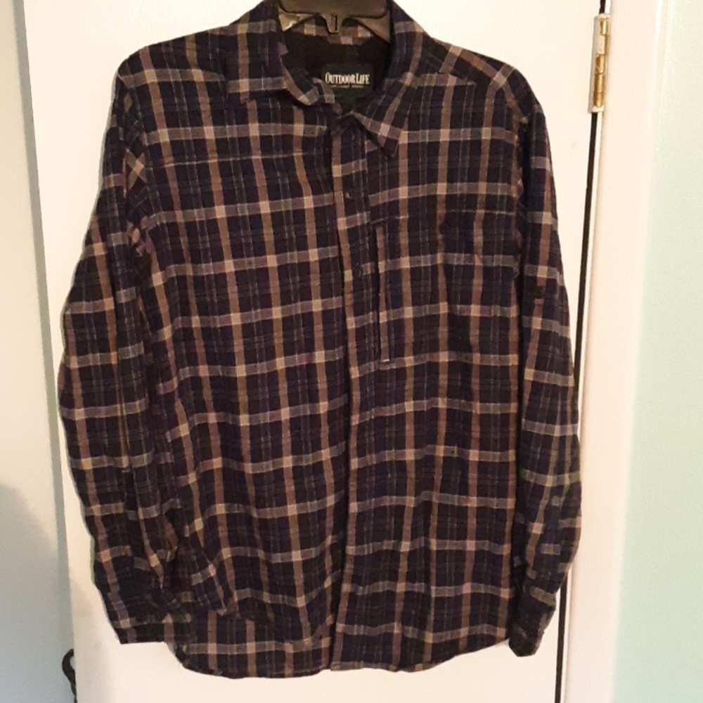 Mens long sleeve flannel
